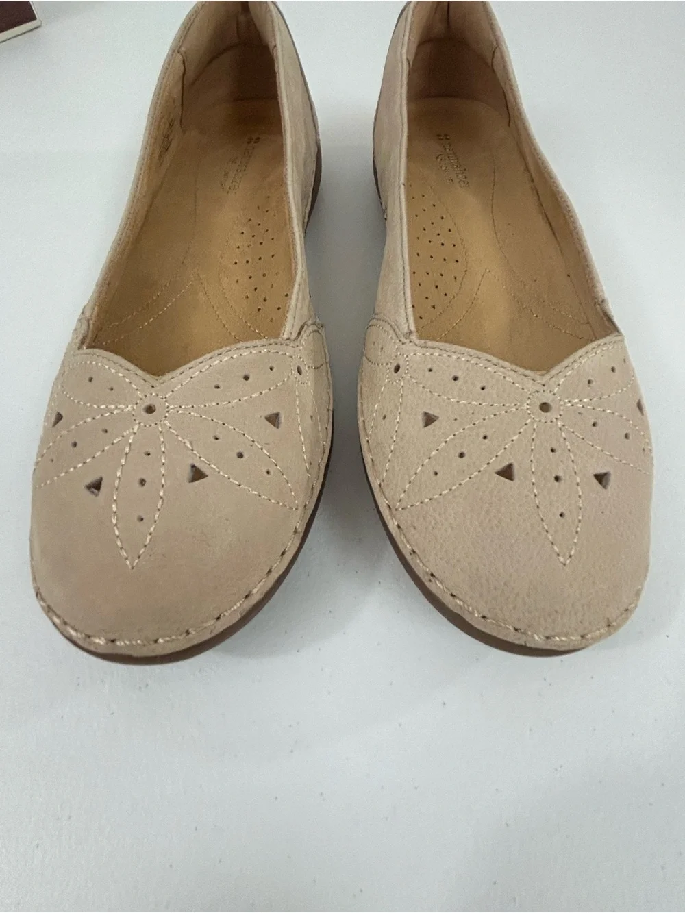 Naturalizer Kipper Ginger Snap Women's Beige Flats Size 11 NIB